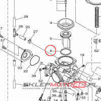 YAMAHA - RING nr: 5KM149180000