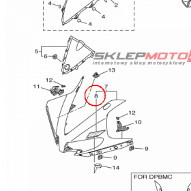 YAMAHA - emblemat nr: 1KB283280000