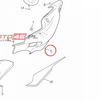 YAMAHA - OSLONA BOCZNA nr: 5WXF173100PA