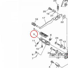 YAMAHA - PODNOZEK nr: 1WS274610000