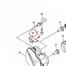 YAMAHA - COVER nr: 4C8843960000