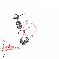 YAMAHA - uszczelniacz nr: 932103551200