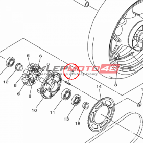 YAMAHA - SRUBA nr: 901161004800