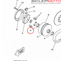 YAMAHA - simmering nr: 931012880000