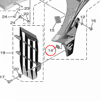 YAMAHA - nakretka nr: 901830605300