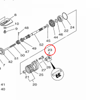 YAMAHA - simmering nr: 931011507400