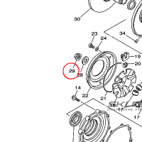 YAMAHA - nakretka nr: 901791600500