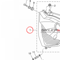 YAMAHA - reflektor nr: 22BH43101000