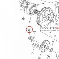 YAMAHA - SPREZYNA nr: 901701417100