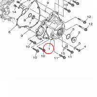 YAMAHA - dekiel silnika nr: 1RC154110100