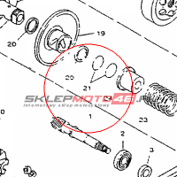 YAMAHA - uszczelniacz nr: 932104371300