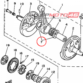 YAMAHA - podkladka nr: 902093826600