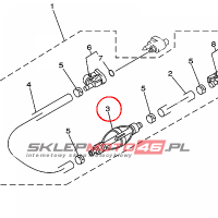 YAMAHA - POMPA WSTEPNA nr: 6Y1243605200 (41 YM A.19 / MS .19 -1 SZT.)