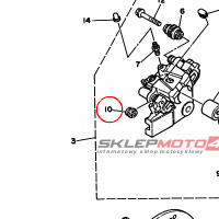 YAMAHA - OSLONA GUMOWA nr: 5R2259370000