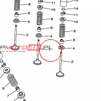 YAMAHA - zawor dolot. nr: 5NL121113000