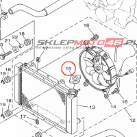 YAMAHA - OBUDOWA nr: 1XDE24620000