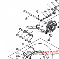 YAMAHA - NAKRETKA nr: 957040850000