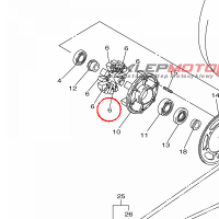 YAMAHA - PODKL. GUM. nr: 5EA253640000