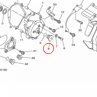 YAMAHA - KOREK MET. nr: 5PX151890000