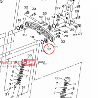 YAMAHA - lozysko nr: 93306302X400