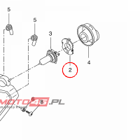 YAMAHA - HOLDER BULB nr: 22BH43931000