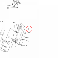 YAMAHA - PROTECTOR 1 nr: BW3F315H0000