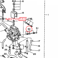 YAMAHA - SRUBA REG. GAZNIKA nr: 3MB141040000