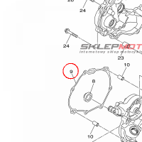 YAMAHA - uszczelka nr: 1SM154510000