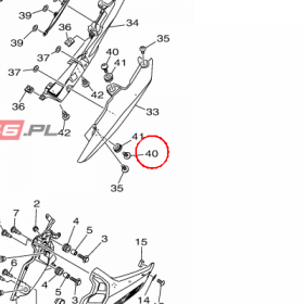 YAMAHA - sruba nr: 901090603700