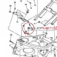 YAMAHA - nakretka nr: 901791069600