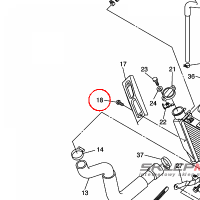 YAMAHA - SRUBA nr: 901110603100