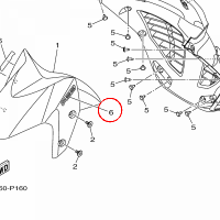 YAMAHA - EMBLEMAT nr: 2DPF15781000