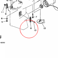 YAMAHA - OBUDOWA POMPY WOD. nr: 6J9452140000