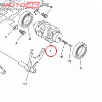 YAMAHA - CAM, SHIFT nr: 1P8185410000