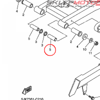 YAMAHA - TULEJKA nr: 903801212100