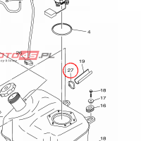 YAMAHA - OPASKA ZACISKOWA nr: 904643280100