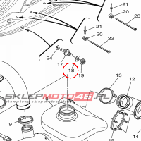 YAMAHA - GASKET nr: F2CU75640000