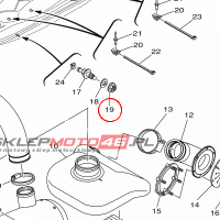 YAMAHA - USZCZELKA GUMOWA nr: F2CU27330000