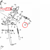 YAMAHA - podnozek nr: 2PP274100000