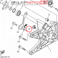 YAMAHA - OPASKA ZACISKOWA nr: 904641600600