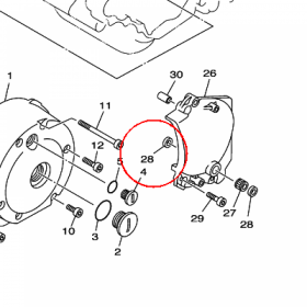 YAMAHA - simmering nr: 931091207500