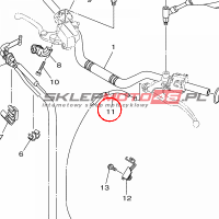 YAMAHA - linka sprzegla nr: 1WS263350000