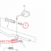 YAMAHA - ciezarek manetki nr: 5RU262460000