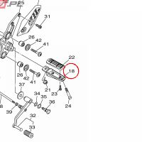 YAMAHA - podnozek nr: 1WS274510000