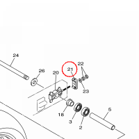 YAMAHA - KONCOWKA nr: 1UF221741000