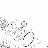 YAMAHA - USZCZELKA nr: 1S7E24280000