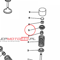 YAMAHA - SPREZYNA ZAWOROWA nr: 4GY121170000