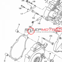 YAMAHA - uszczelka nr: 3C1E54510000