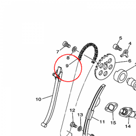 YAMAHA - LANCUCH ROZRZ. nr: 945918711000