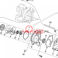 YAMAHA - uszczelniacz nr: 932108480000